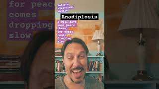 ANADIPLOSIS rhetorical device English [upl. by Isdnyl]