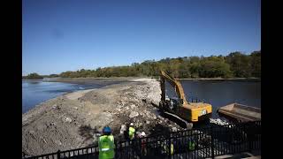 Carpentersville Dam Removal 10282024 [upl. by Norraa622]