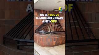 Où se trouve le mobilier urbain antisdf  shorts [upl. by Lund]