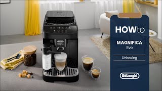 Magnifica Evo  How to set up the coffee machine for the first time [upl. by Neellok910]