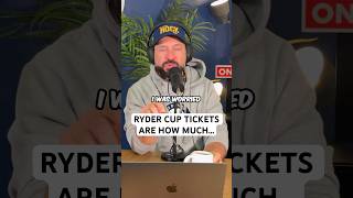 Ryder Cup 2025 tickets are how much golfpodcast podcast [upl. by Ordnassela]