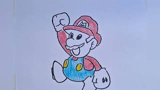 Desenho o Mário mario supermario [upl. by Niamrahc]