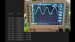 Signal generator dds sine sweep [upl. by Hoxsie296]