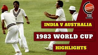 India Vs Australia  World Cup 1983 Full Highlights  Cricket Epic Battle [upl. by Coffee190]