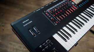 Roland Fantom Workstation Keyboard  Overview and Demonstration [upl. by Otreblasiul]