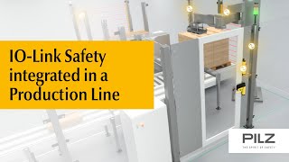 IOLink Safety integrated in a Production Line  Pilz [upl. by Eciral857]