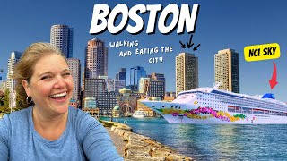 BOSTON in ONE DAY Highlights amp Must Do Stops New EnglandCanada Cruise [upl. by Airtina]