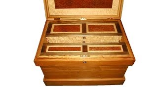 02152014  Gentlemens Tool Chest by Ken Kline  Woodworking [upl. by Nosidam]