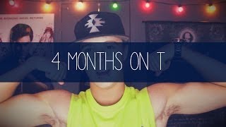 4 Months On Testosterone FTM Update [upl. by Ahk]