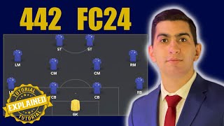 442 Formation Creating Chances amp Best Meta Custom Tactics  FC24 [upl. by Ahsercal]