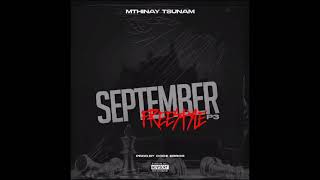 Mthinay Tsunam  September Freestyle P3 [upl. by Niak]