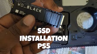 HOW TO INSTALL SSD IN PS5 WD Black SN850X [upl. by Drarehs]