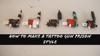 HOW TO MAKE A PRISON STYLE TATTOO MACHINE [upl. by Hairaza]