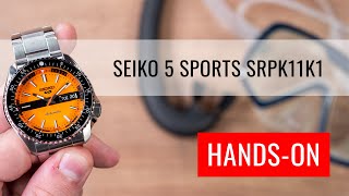 HANDSON Seiko 5 Sports Automatic SRPK11K1 SKX [upl. by Dorrahs]