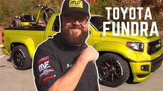 Rutledges OneofaKind 20082016 TRD PRO Toyota FUNdra Build Ultimate Drift Trike Towing Machine [upl. by Betthezul621]