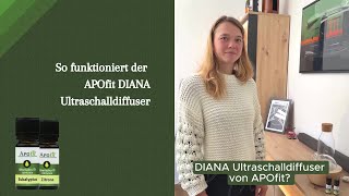 So funktioniert der Ultraschall Vernebler Diana von APOfit [upl. by Nnyliak737]