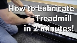 DIY How to Lubricate any Home Treadmill Belt Horizon Nautilus Sole Nordictrack [upl. by Skrap548]