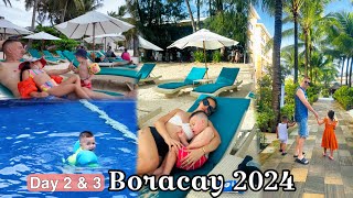 DAY 2 amp 3 OF OUR BORACAY TRIP 2024  Thefewstertv [upl. by Ecitsuj]