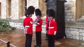 Tower of London  changing of the guard [upl. by Lahpos]