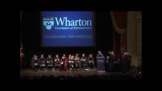 Wharton MBA for Executives San Francisco Graduation Ceremony 2012 [upl. by Ylyl]