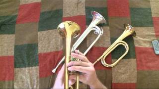 Bugle Review Cavalry Bugle vs Centennial Scoutbugle [upl. by Darrow939]