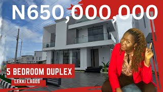 Inside a N650M 433K Contemporary 5 Bedroom Penthouse with Luxury Elevator in Osopa Lekki [upl. by Mollee]