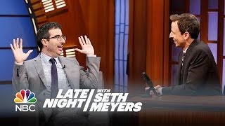 John Oliver Is Psyched for the World Cup  Late Night with Seth Meyers [upl. by Gosney]