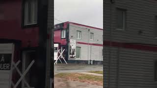 Gatineau Quebec Canada Flags River Houses Road Rainy Day at Gatineau Quebec Canada 🍁 🇨🇦 [upl. by Oirram]