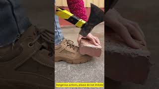 Safety shoe quality testing 3087safetyshoes workshoes shoesworkboots shoesfashion [upl. by Conall]