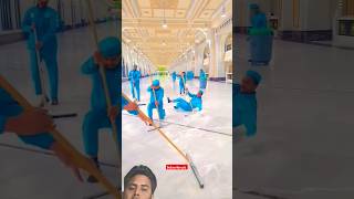 Cleaner Masjid Al Haram makkah allah makkahlivehd makkahlive [upl. by Atipul227]