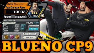 BLUENO CP9 GAMEPLAY  ONE PIECE BOUNTY RUSH  OPBR [upl. by Lurline]