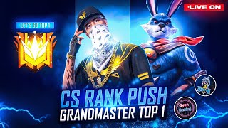 GyanSujan Live free fire GRANDMASTER CS TOP 1 [upl. by Aihsik]