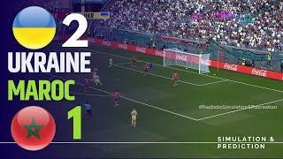 ملخص وأهداف مباراة المغرب 12 أوكرانيا  لعبة محاكاة أولمبياد باريس 2024 [upl. by Yhtamit839]