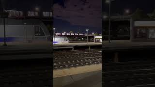 Newark AirTrain Departing Train Station via NJT platform newarkairport newarkairtrain trains [upl. by Llenej623]