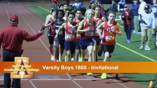 2023 TF  Arcadia Distance  1600 Boys Varsity Invite [upl. by Vassar]