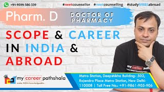 Pharm D Scope and salary in India [upl. by Nirrej]