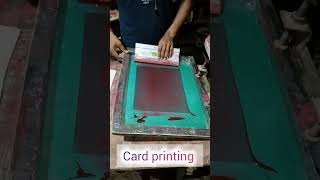 New design card printing 📜manualscreenprinting printing screenprinting printingpress trending [upl. by Blanca]