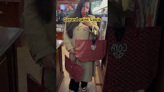 Showing sizes of Goyard saint Louis pm and Gm Bag and Goyard Artois Pm and Gm Bag goyardshorts [upl. by Stefanie455]