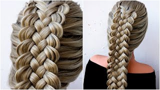 😱 Twisted Edge French Fishtail Braid by Another Braid [upl. by Fish]