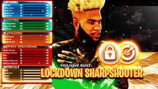 BEST LOCKDOWN SHARPSHOOTER DEMI GOD BUILD IN NBA 2k24 REMAKE [upl. by Rosenquist616]