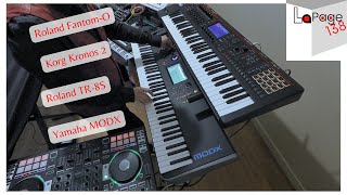 LaPage138  Loneliness Korg Kronos Yamaha MODX Roland TR8S and FantomO [upl. by Amary956]