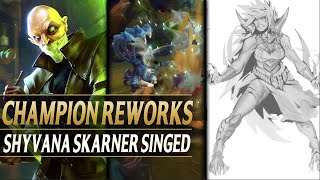 SHYVANA REWORK CONFIRMED ARCANE VGU NEW SKARNER GAMEPLAY  League of Legends [upl. by Ynelram]