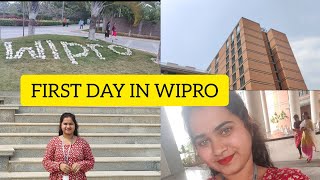 GOPANPALLY WIPRO OFFICE TOURFirstday onboardingAsal na first motham m jarigindo chudandii 😍🙏 [upl. by Bywaters]