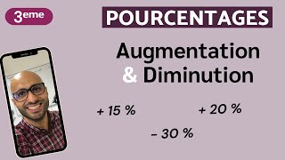 Pourcentage  Augmentationdiminution [upl. by Onitnas]