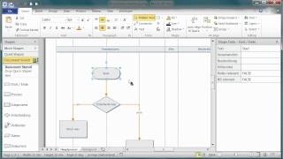 IOZ Visio Prozessvorlage Prozess zeichnen [upl. by Anirtap361]