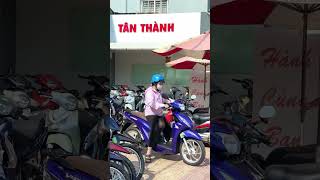 Vision Xanh Ánh Tím theo khách xemaytanthanh vĩnhlong vision honda [upl. by Ovatsug326]