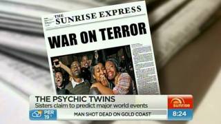 Psychic Twins on Sunrise Australia [upl. by Ayekram373]