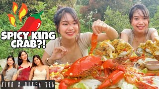 SPICY SEAFOOD MUKBANG  Mud Crab [upl. by Bast11]