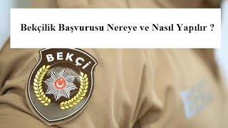 2023 Bekçilik Başvurusu Nereye ve Nasıl Yapılır  2021 Bekçi Alımı [upl. by Almund]