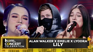 Alan Walker X Emelie Hollow X Lyodra  Lily  INDONESIAN TELEVISION AWARDS CONCERT CELEBRATION 2023 [upl. by Ademla]